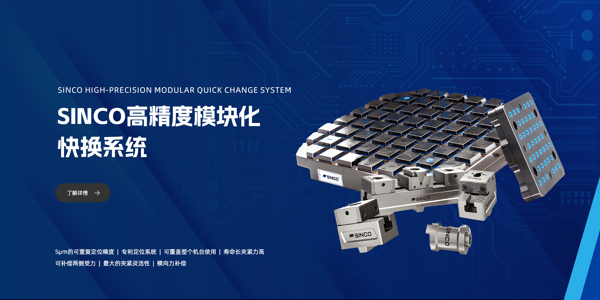 SINCO高精度模塊化快換系統
